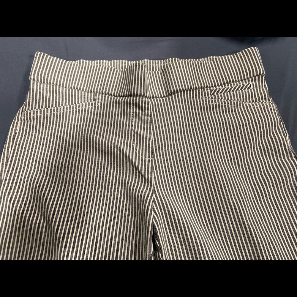 Anne Klein striped pull on pants size 4
